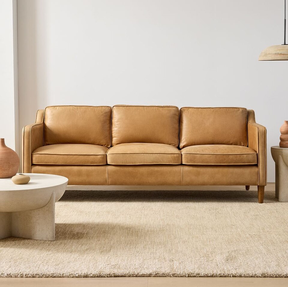 Hamilton Leather Sofa West Elm UK